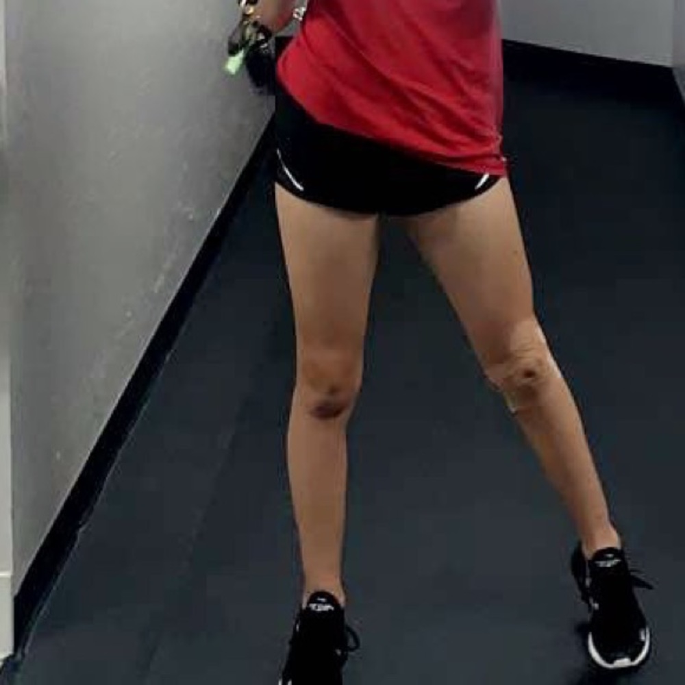 2.5 inch, size 2 lululemon hotty hot shorts. worn twice